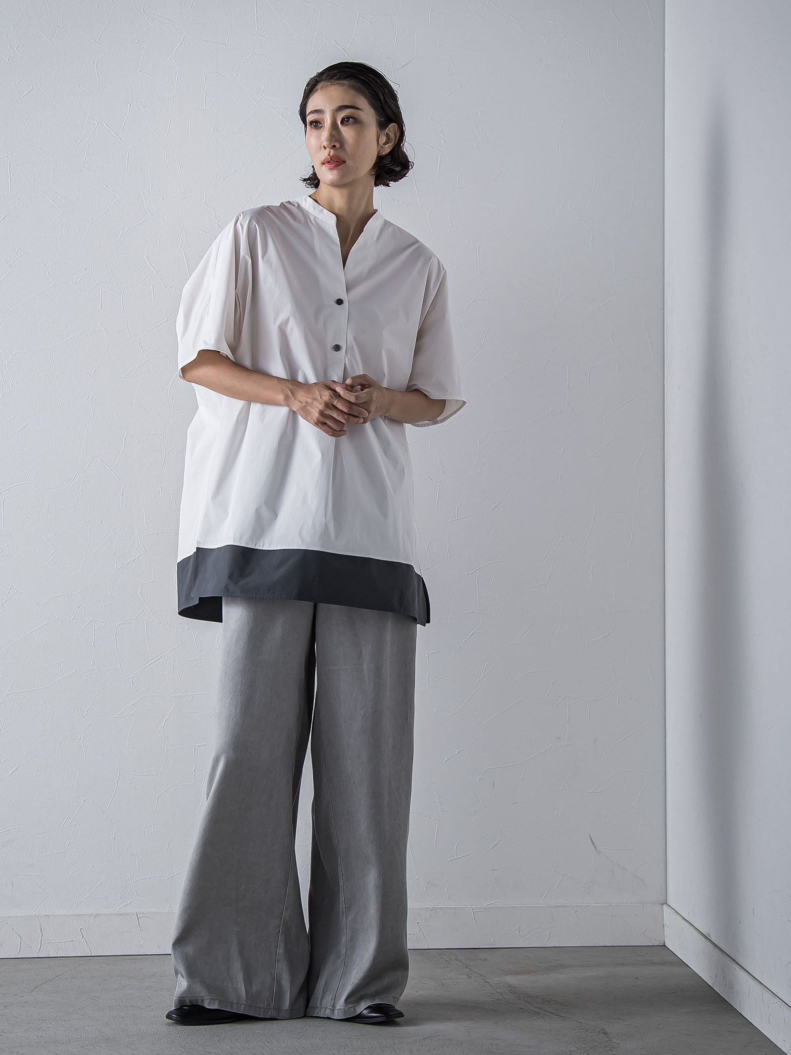 【大きいサイズ】【biyori】”ひんやり、薄くて、ラクに”モダールデニムパンツ≪洗濯機で洗える≫