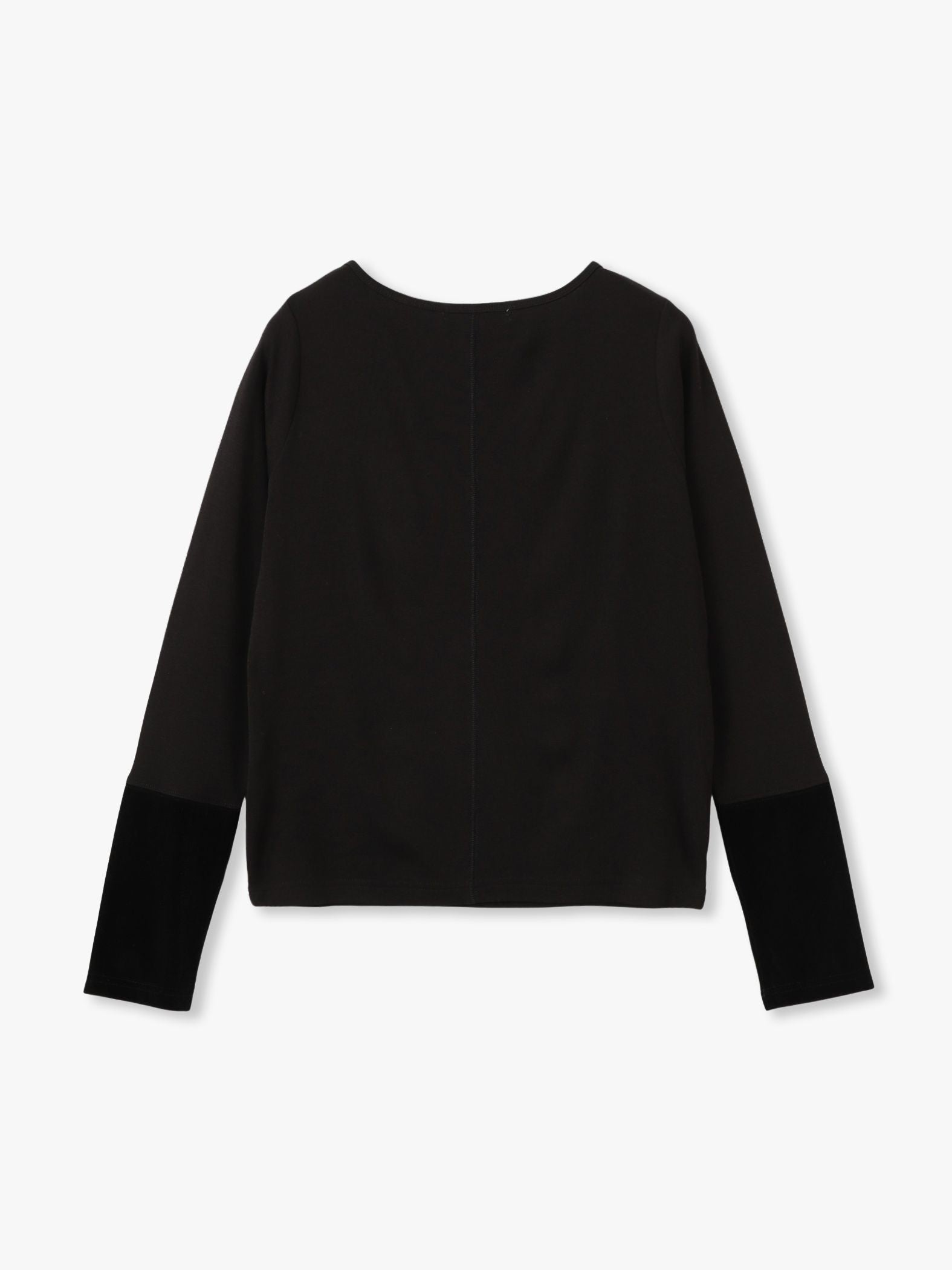 ベロアカフスロングTシャツ