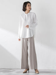 リネンライクオックスパンツ