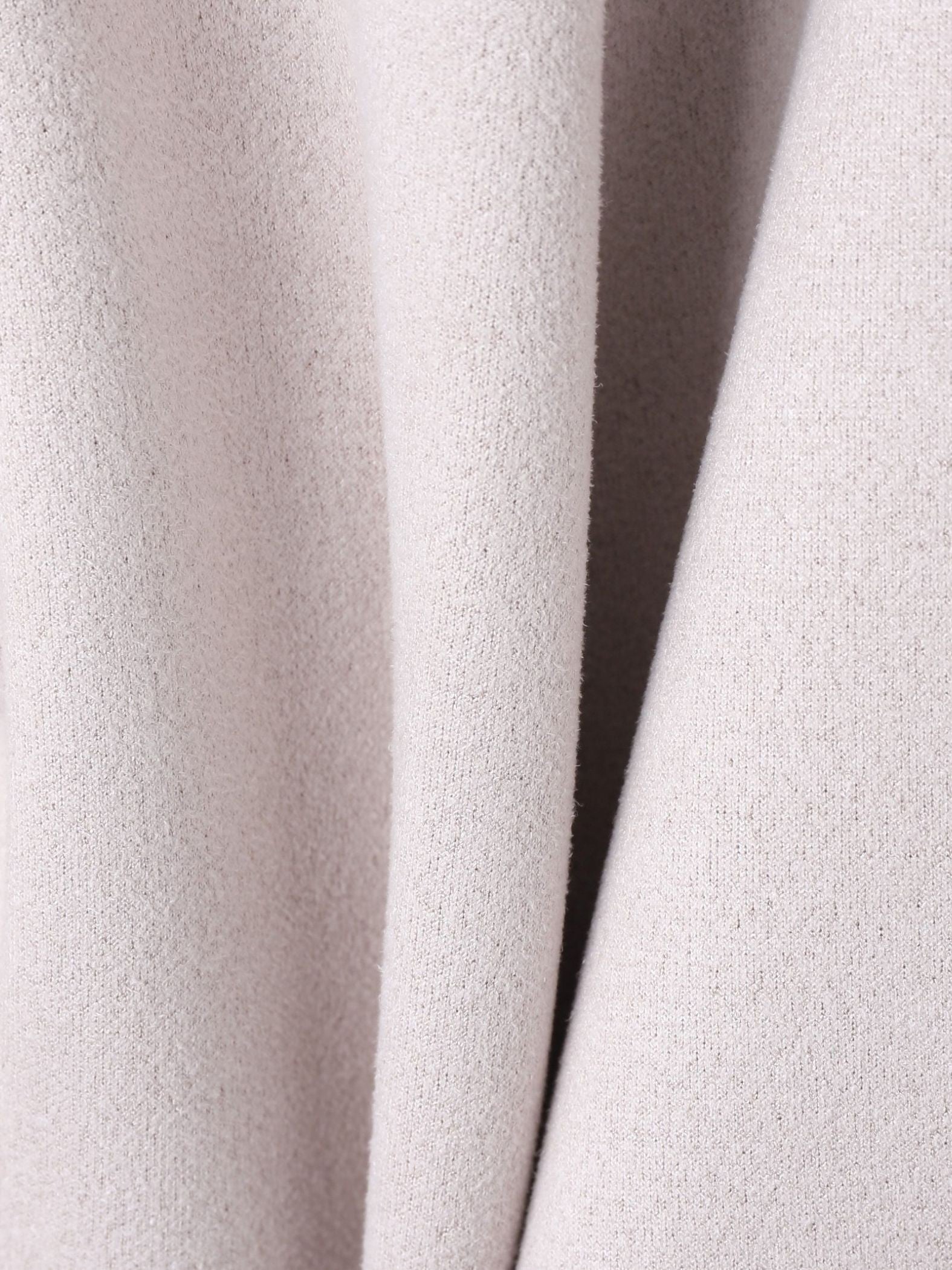 スエード×リブ変形切替えプルオーバー≪手洗い可能≫