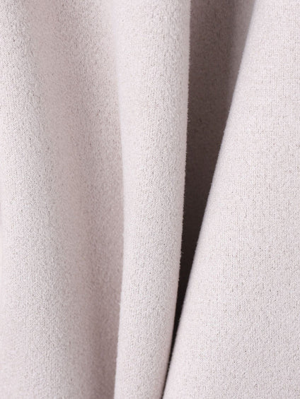 スエード×リブ変形切替えプルオーバー≪手洗い可能≫