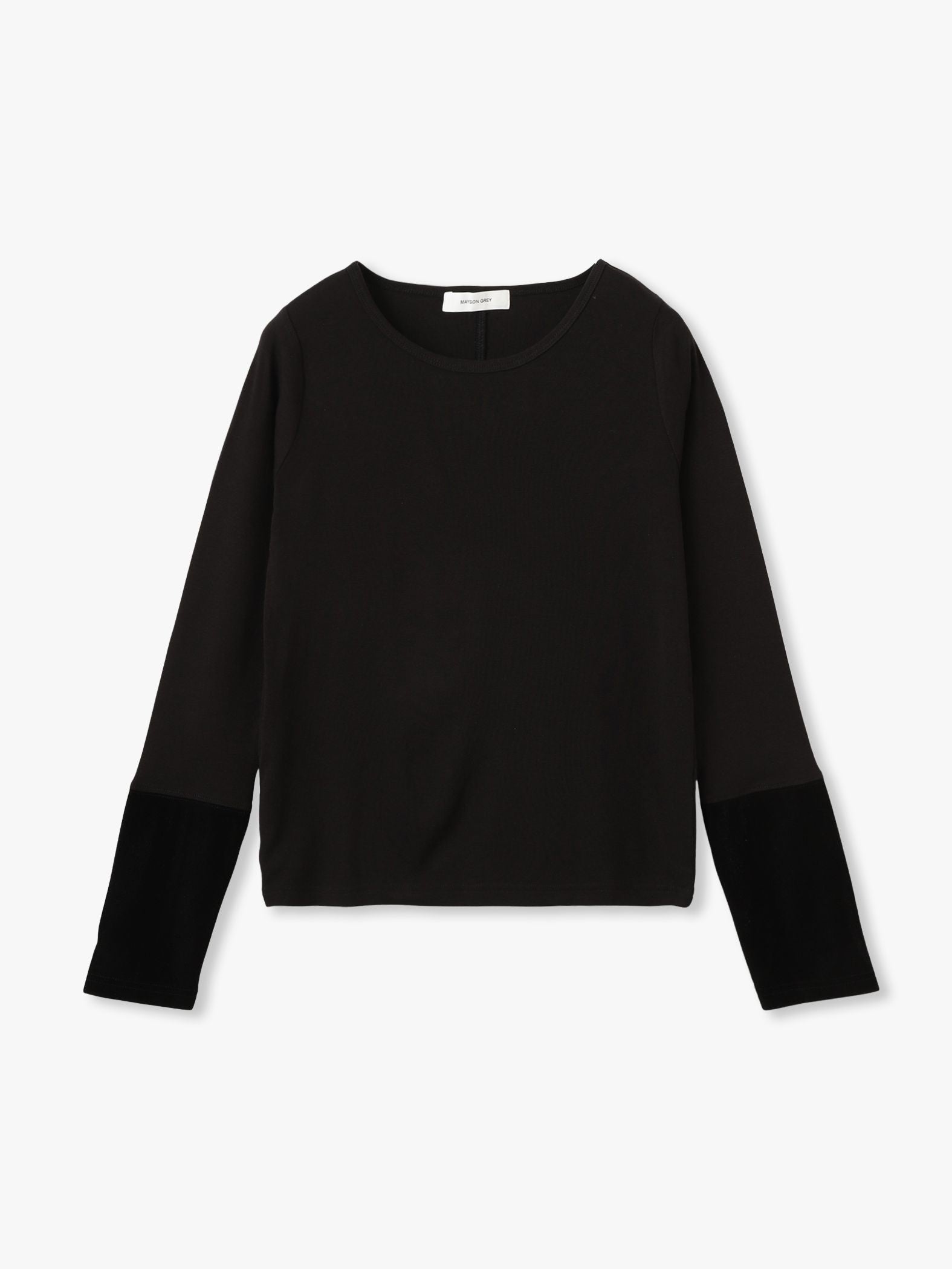 ベロアカフスロングTシャツ