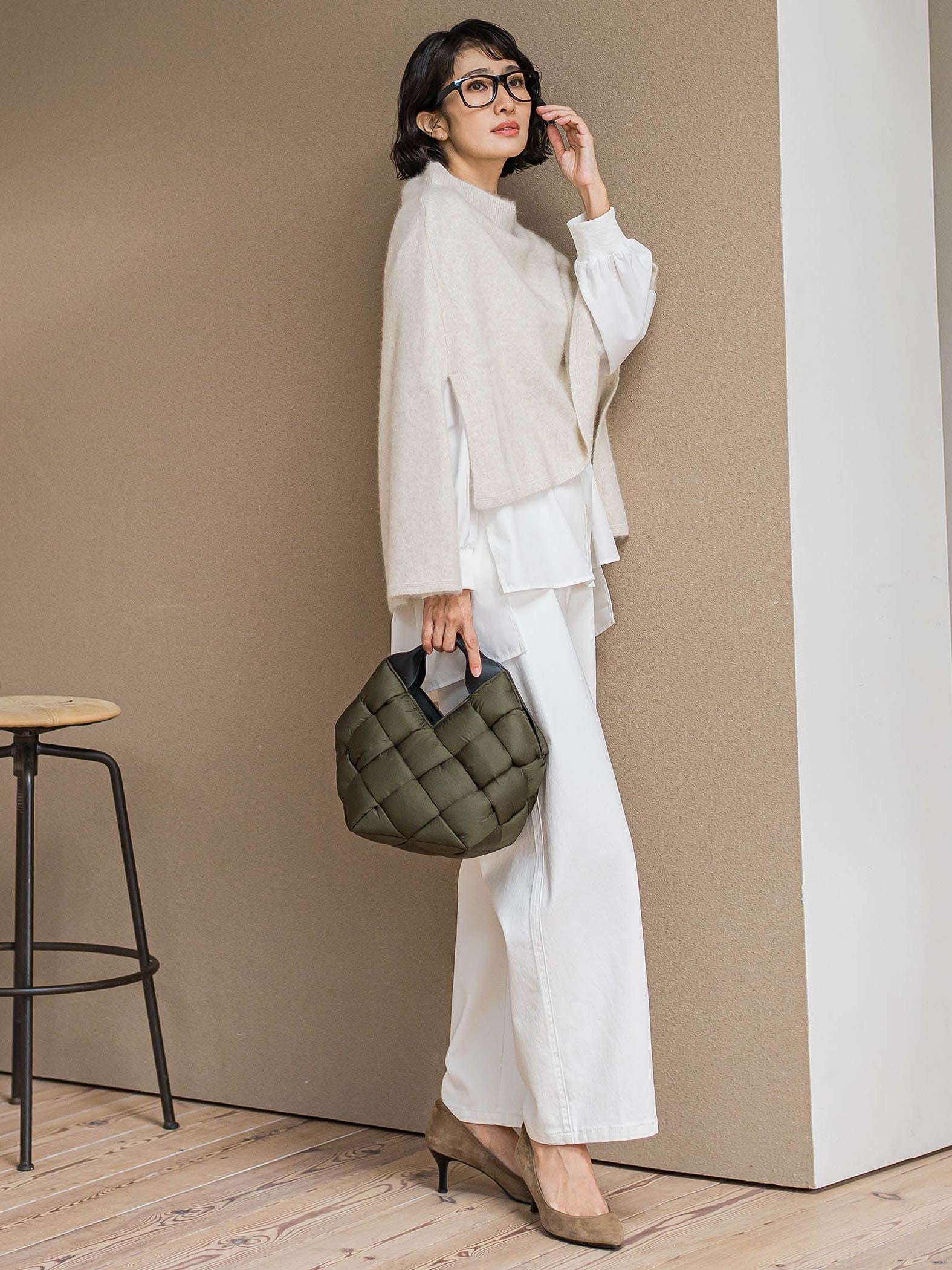 【biyori】裏起毛ウインターデニムパンツ