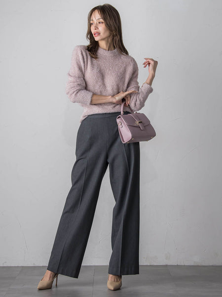 ラメシャギーニット