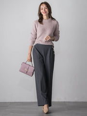 ラメシャギーニット