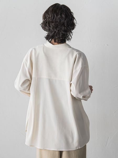 【大きいサイズ/受注会限定】シアーボイルシャツ