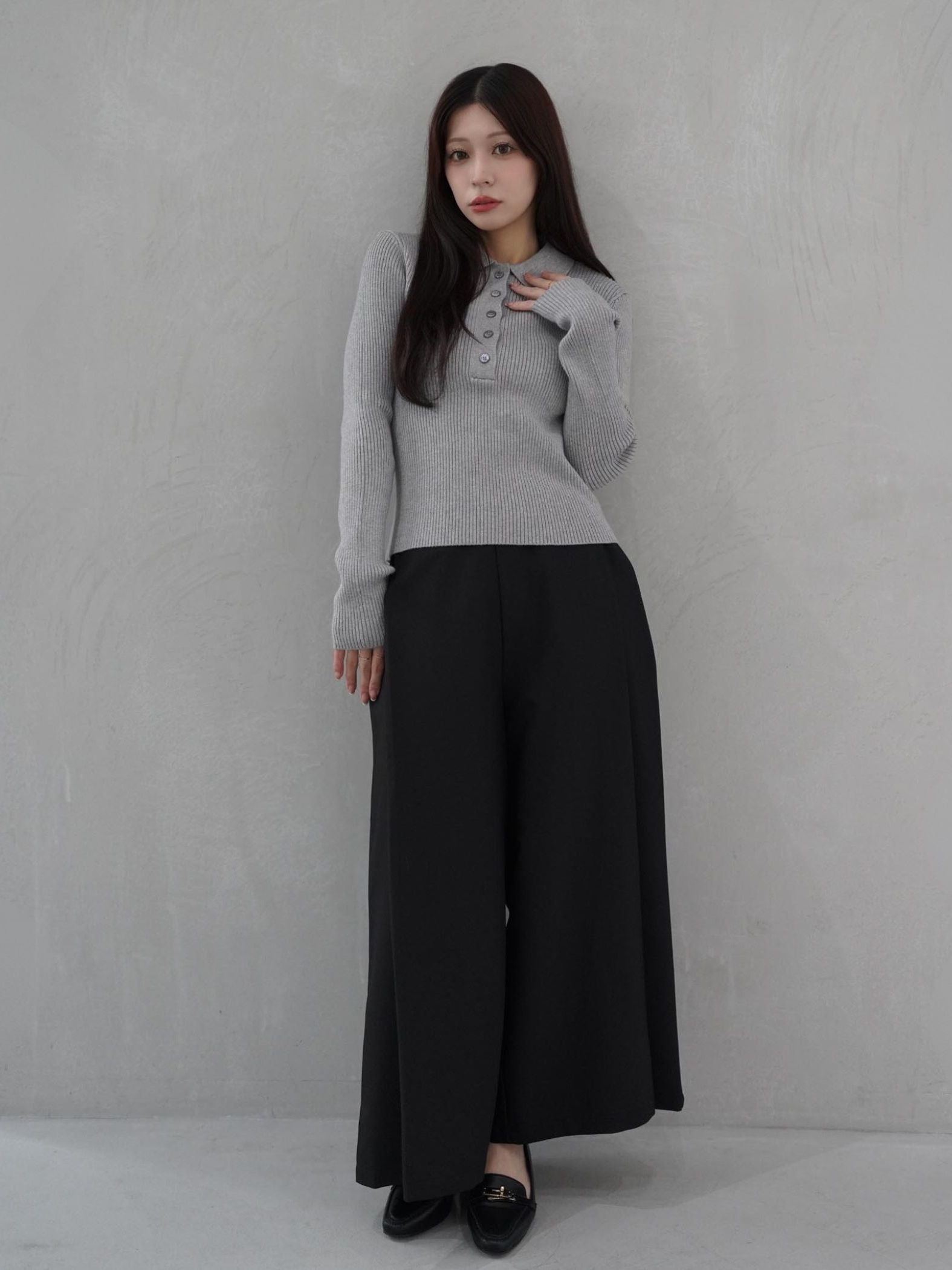 One Tuck Wide Pants≪手洗い可能≫