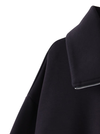 【WEB限定】裏起毛ジッププルオーバー