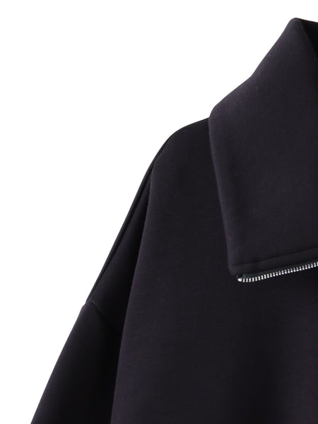 【WEB限定】裏起毛ジッププルオーバー