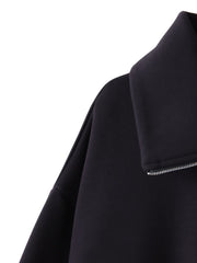 【WEB限定】裏起毛ジッププルオーバー