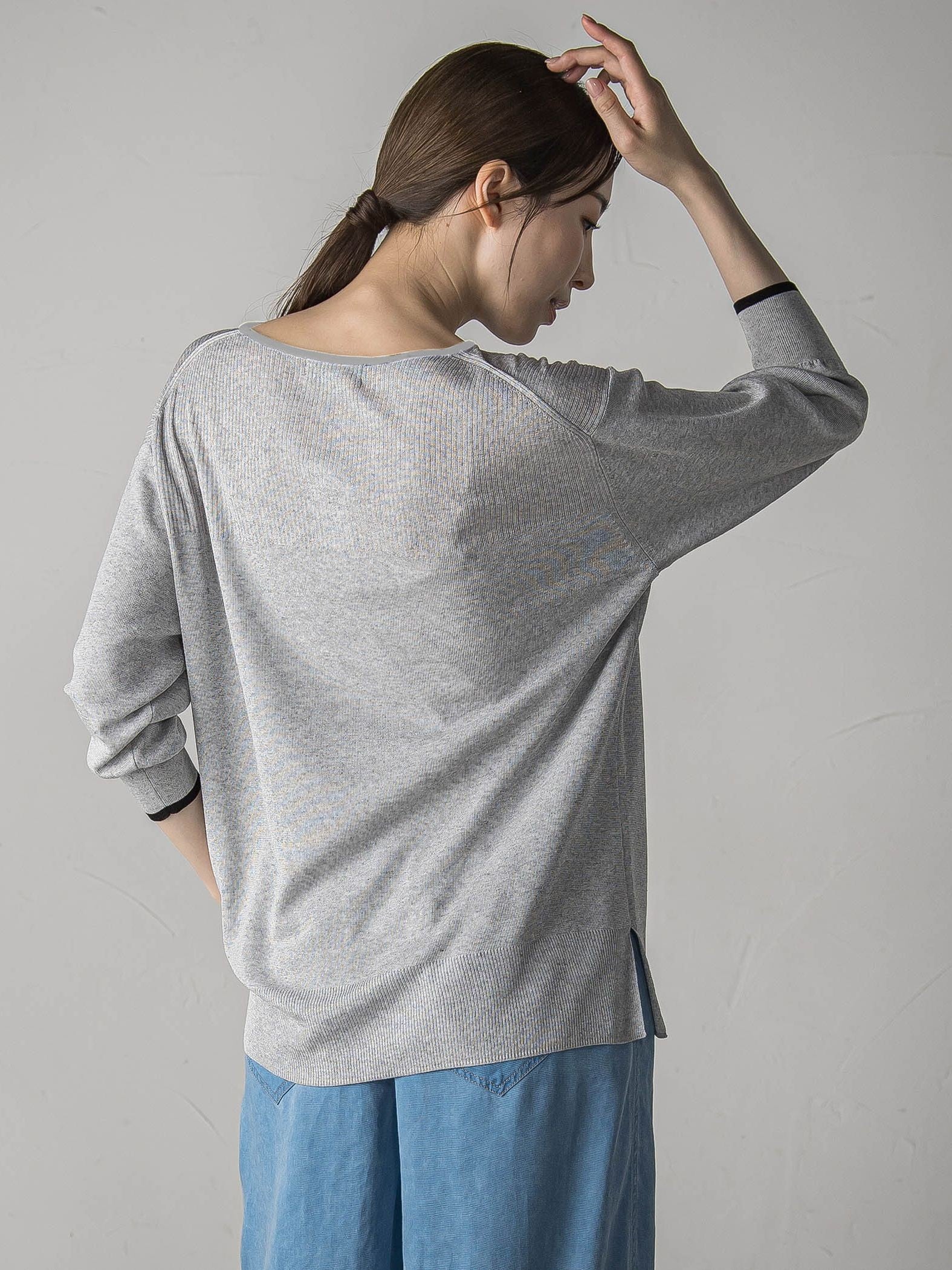 【極】SARIニットプルオーバー≪手洗い可能≫