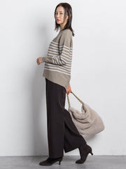 両面起毛ワイドパンツ≪WEB限定13号/洗える/セットアップ対応≫