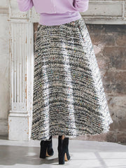 CLARENSONミックスツイードスカート