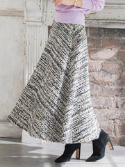 CLARENSONミックスツイードスカート