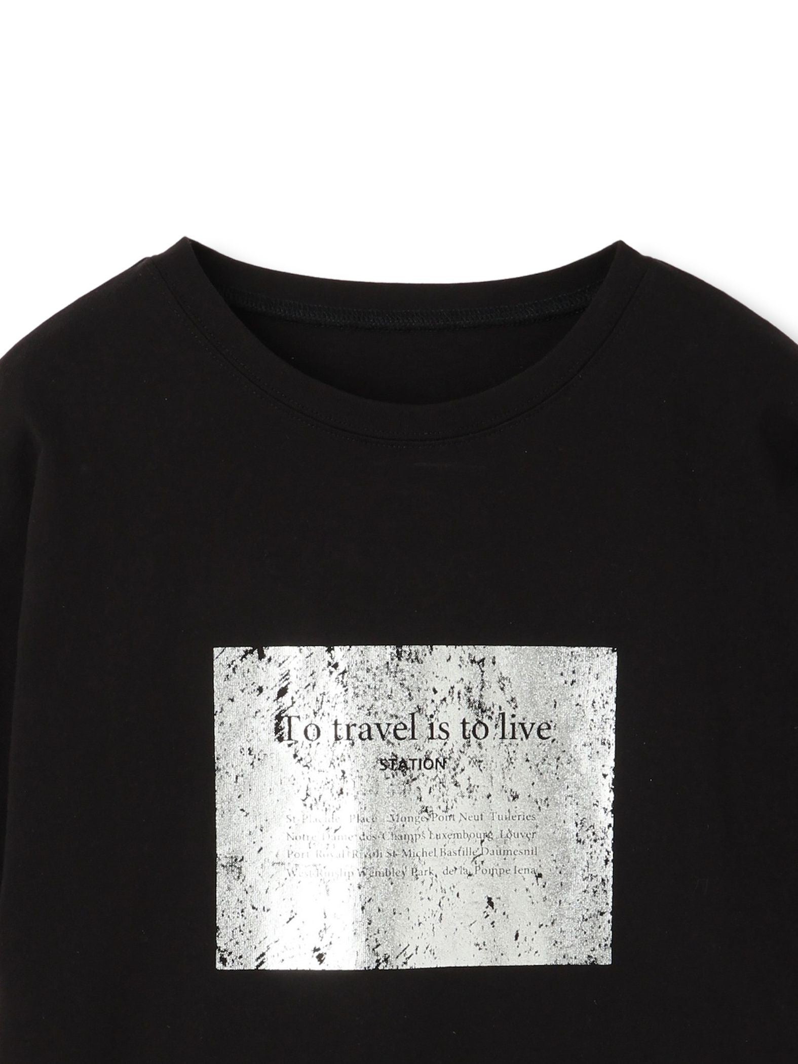 【WEB限定】スクエア箔オーバーサイズTシャツ≪手洗い可能≫