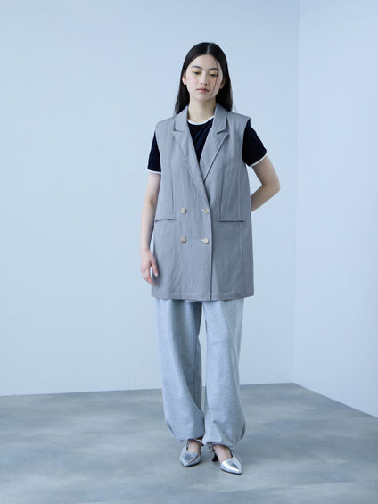 【シーズンレス】ナイロンツイルデニムベスト