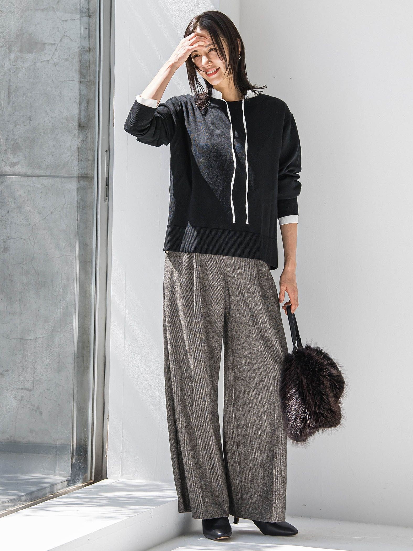 ANGELINAリブスリーブニット≪WEB限定11号/洗える≫