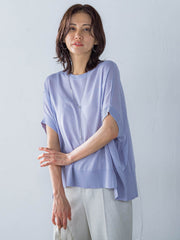 【WEB限定】リネンライクシアーニット≪手洗い可能≫