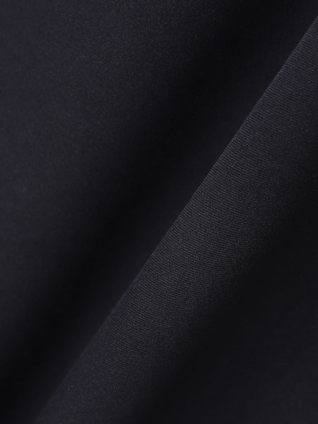 クレープサテン長袖ブラウス ≪手洗い可能≫