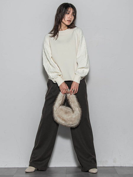 ときめきケーブルニット≪手洗い可能≫