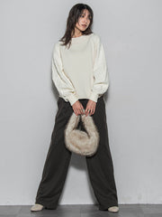 ときめきケーブルニット≪手洗い可能≫