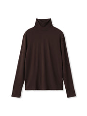 【WEB限定】吸湿発熱スムースストレッチタートルカットソー