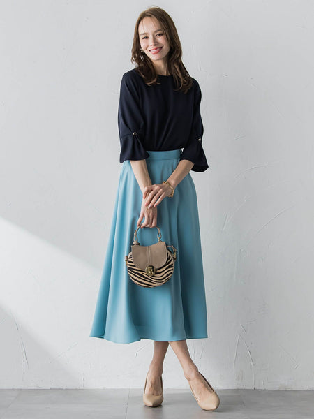 ダブルサテンブラウス