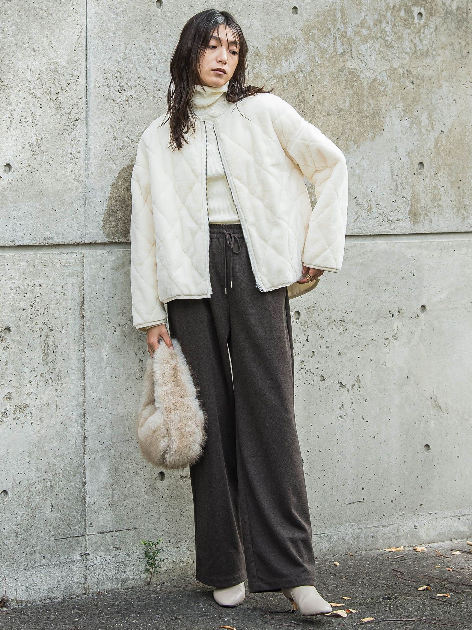 【楽・美・軽】イージーワイドパンツ≪手洗い可能≫