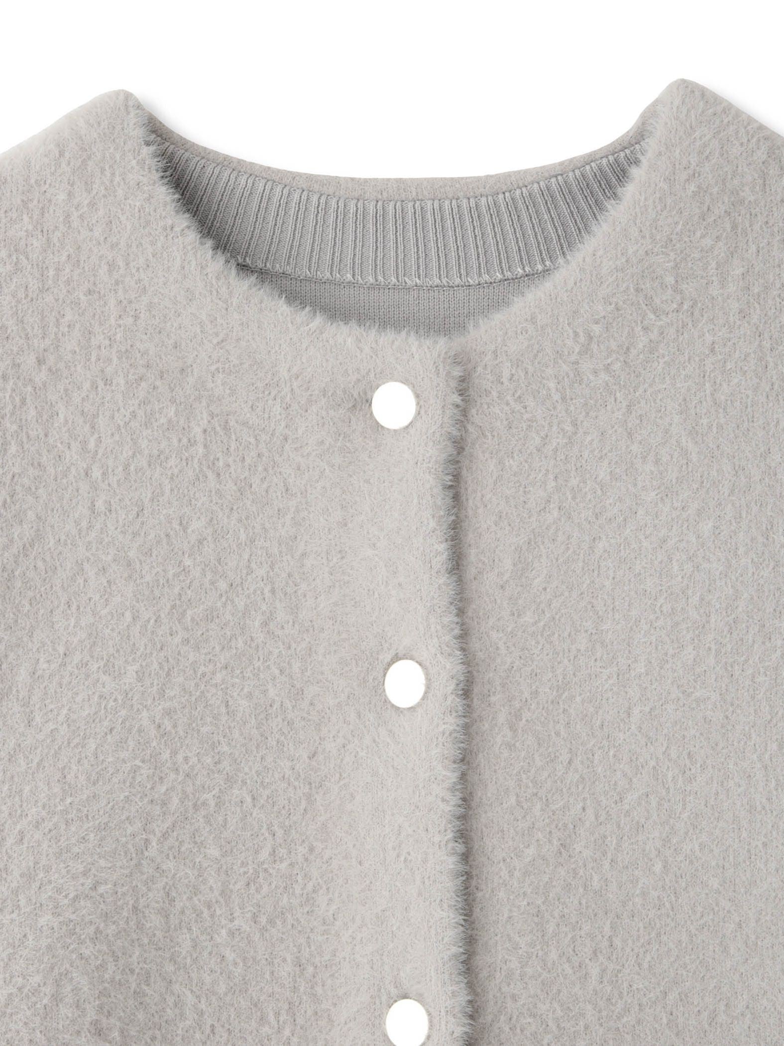 フェレットタッチWフェイスニットジャケット≪手洗い可能≫