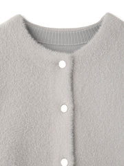 フェレットタッチWフェイスニットジャケット≪手洗い可能≫