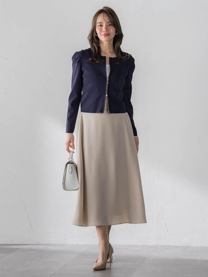 ダブルサテンスカート