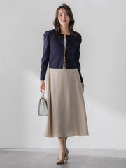 ダブルサテンスカート