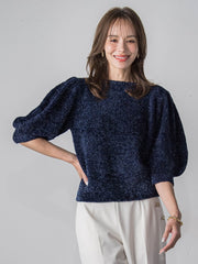 ラメシャギーニット≪手洗い可能≫