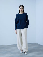 【着回し抜群】裏毛2タックパンツ