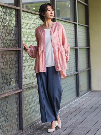 【WEB限定】マルーデデニムワイドパンツ