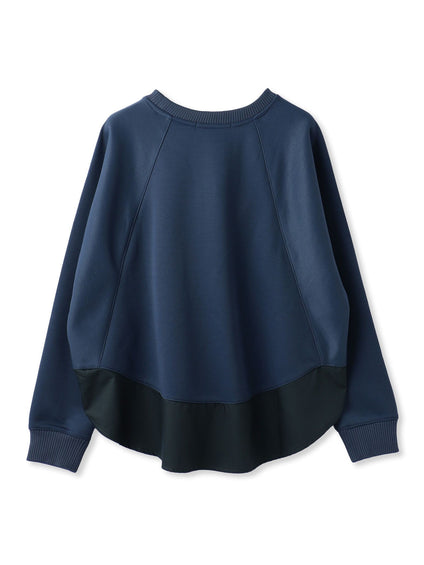 軽量ボンディングバックテールプルオーバー≪洗濯機で洗える≫