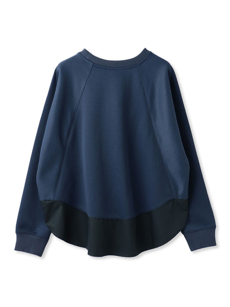 軽量ボンディングバックテールプルオーバー≪洗濯機で洗える≫