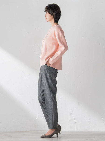 【大きいサイズ】”マシュマロタッチ”トーンアップニット