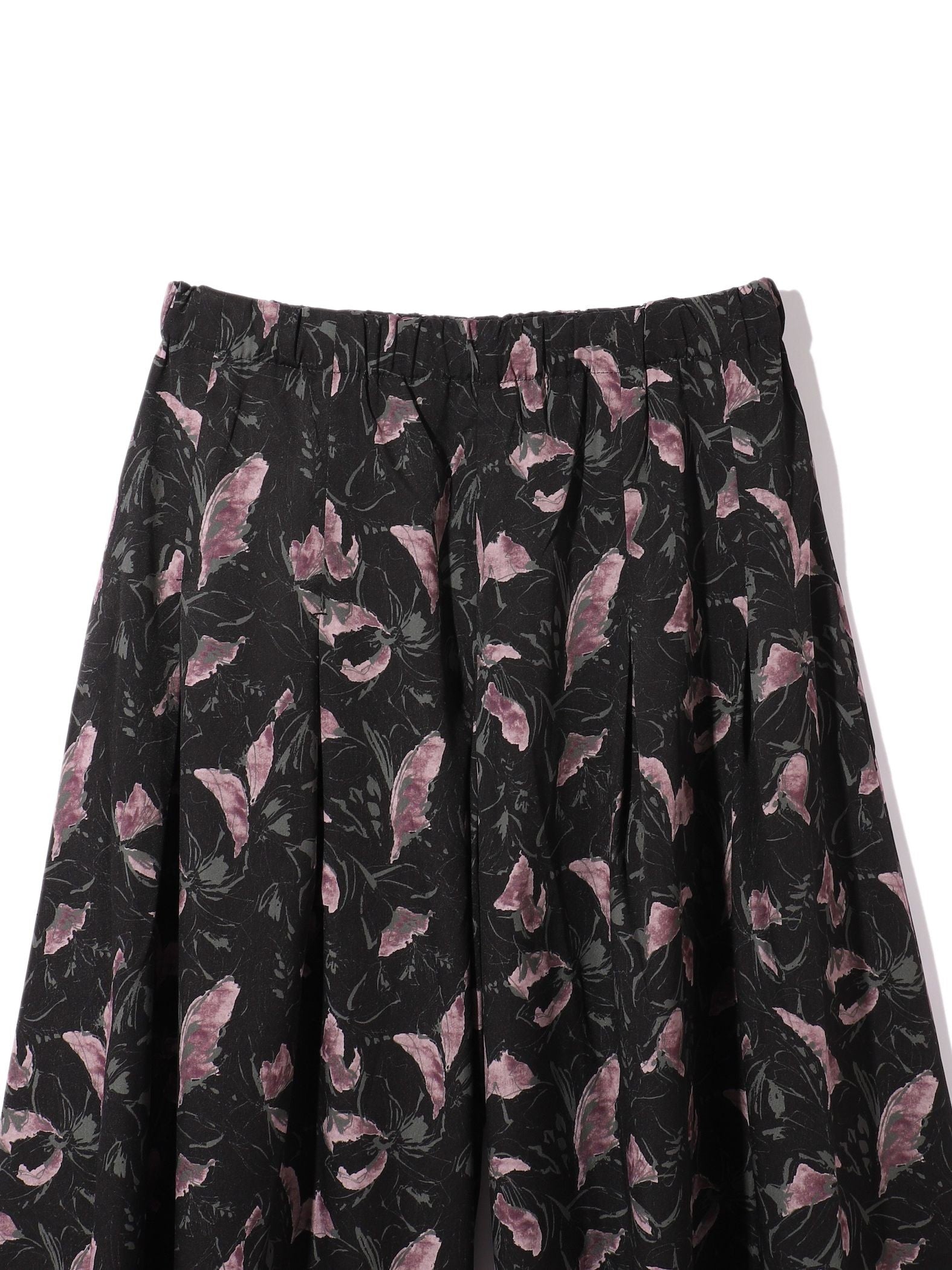 アートフラワースカートライクパンツ≪手洗い可能≫