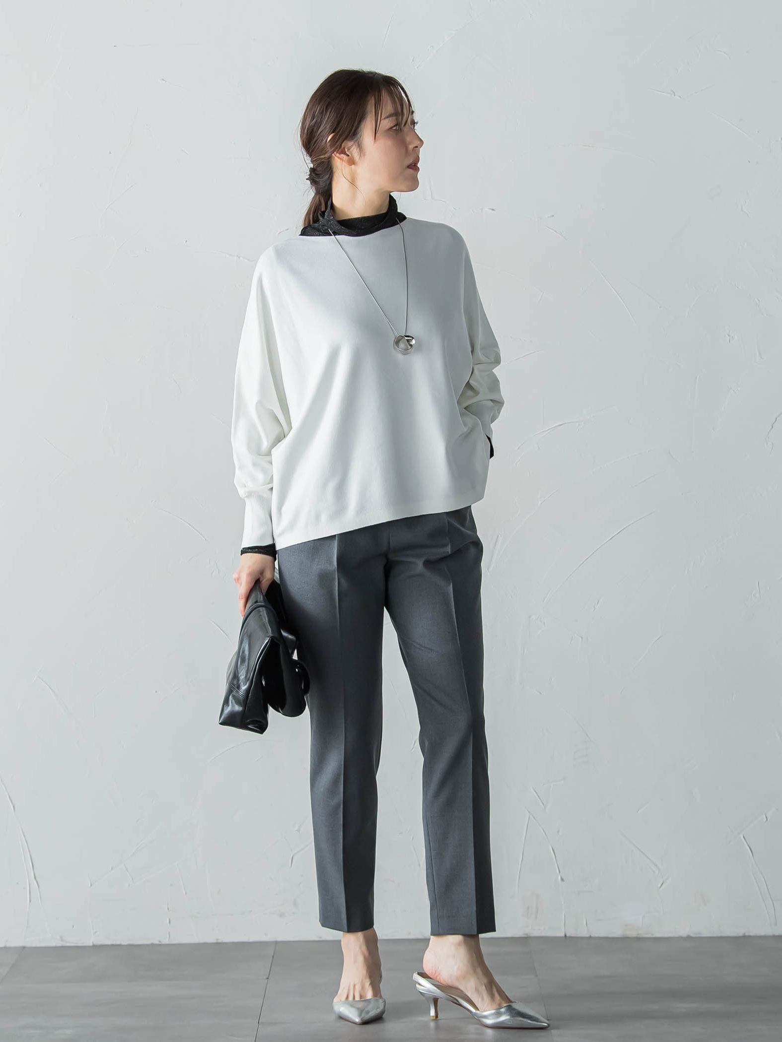 【WEB限定】エレカットドルマンニット