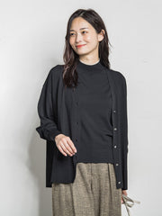 ノースリーブハイネックニット ≪手洗い可能≫