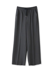 【大きいサイズ】ハイストレッチカルゼワイドパンツ