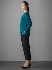 【大きいサイズ】Vネックニット≪手洗い可能≫