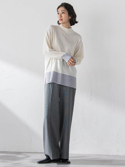 エクセレントウォーム裏起毛ワイドパンツ