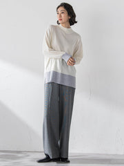 エクセレントウォーム裏起毛ワイドパンツ