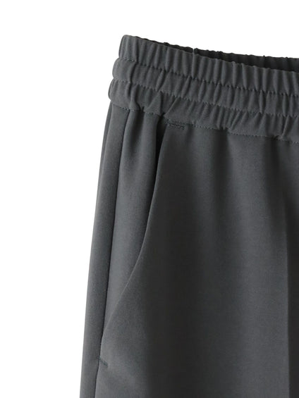 【大きいサイズ】ハイストレッチカルゼワイドパンツ