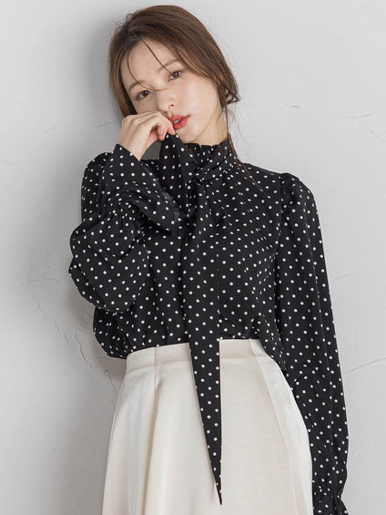 サクラ刺繍リボンブラウス | axes femme | axes femme online shop