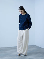 【着回し抜群】裏毛2タックパンツ