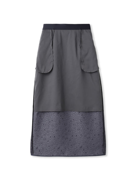 エディター東原妙子 × LAUTREAMONT /フェザージャガードタイトスカート