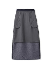 エディター東原妙子 × LAUTREAMONT /フェザージャガードタイトスカート